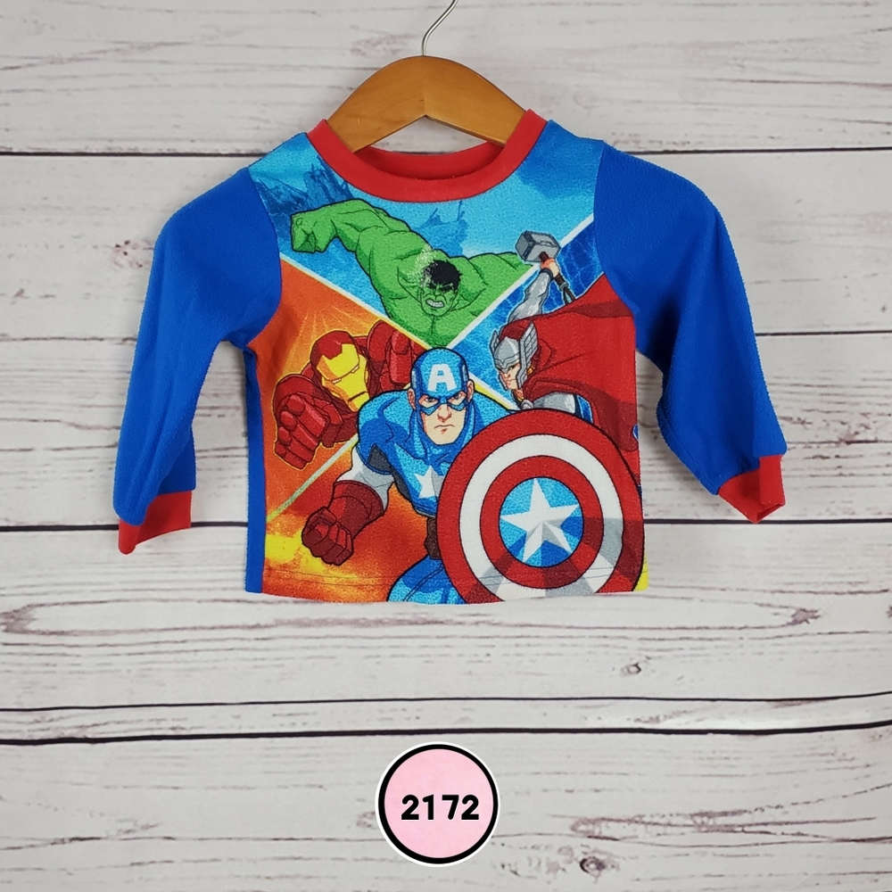 marvel boys 3t pajama top